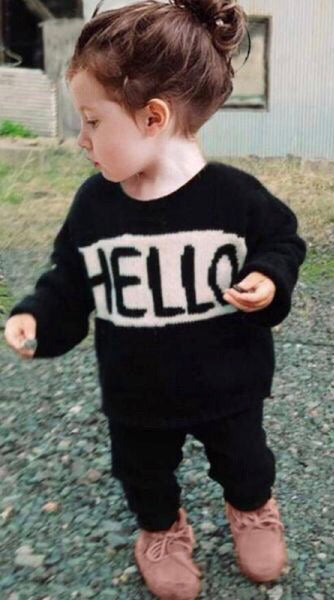 Hello hot sale baby sweater