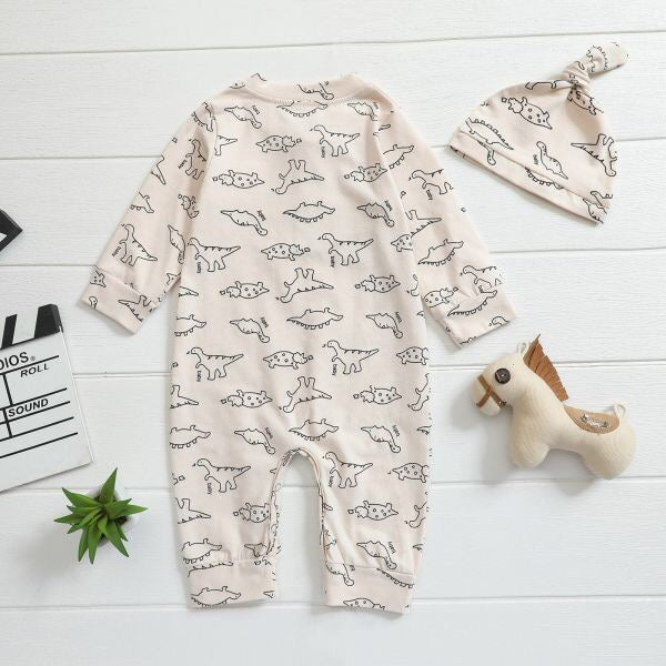 Dinosaur baby hot sale sleepsuit