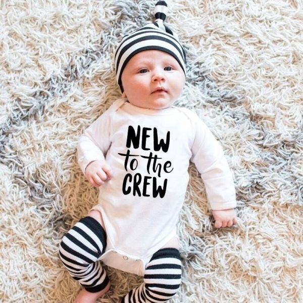 New to the crew baby store boy outfit